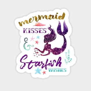 Mermaid Kisses & Starfish Wishes Sticker